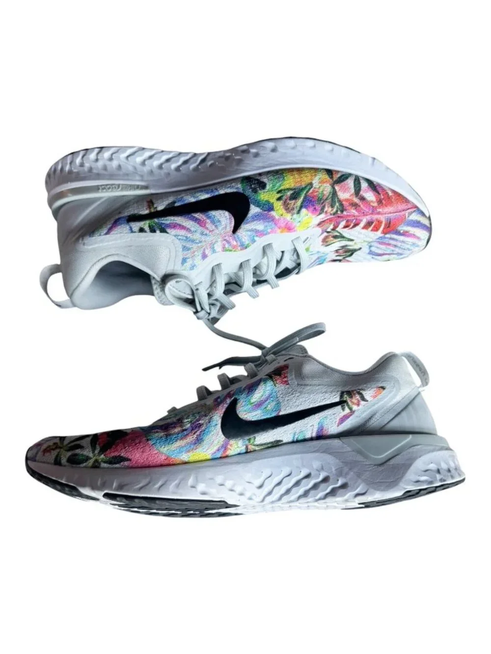 Nike Women’s Sz 10.5 Odyssey React GPX RS Hawaiian Print Floral Sneakers AV3521